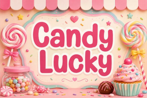 Candy Lucky: A Sweetened Display Font for Modern Design