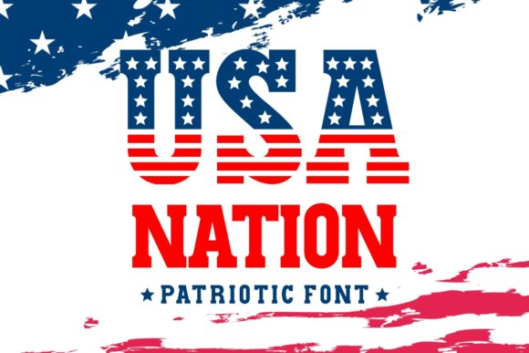 Celebrate in Style with the USA Nation Typeface