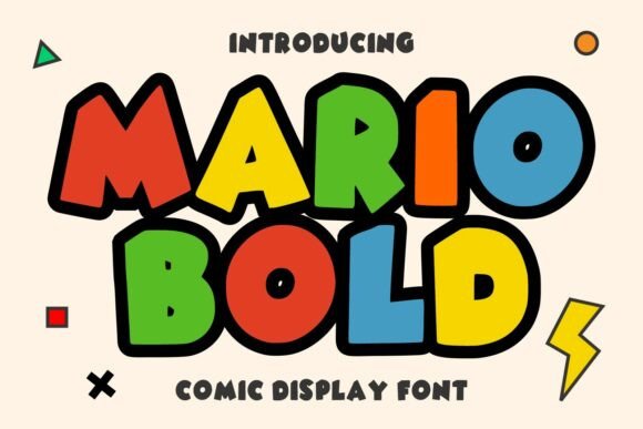 Discovering Mario Bold: A Font with Playful Energy