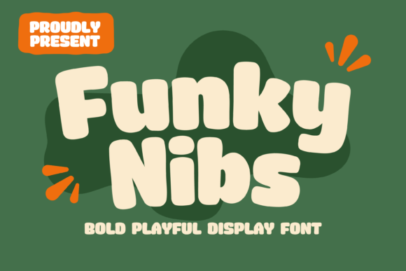 Funky Nibs: The Playful Font for Bold, Happy Designs
