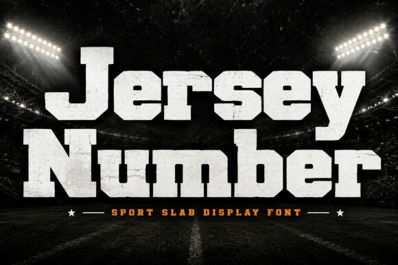 Jersey Number: A Typeface with Championship Character