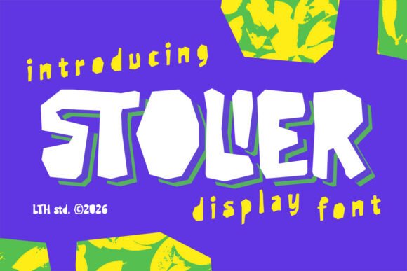 Stolier: The Raw, Funky Display Font for Unforgettable Design
