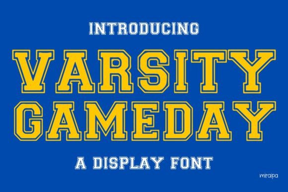 The Modern Athletic Spirit of Varsity Gameday Typography